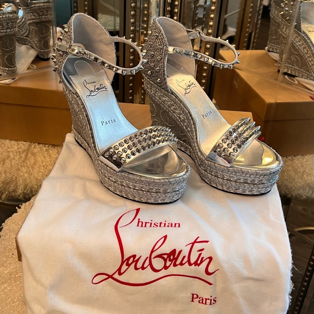 Brand, new, Christian, Louboutin platforms - Picture 6 of 7